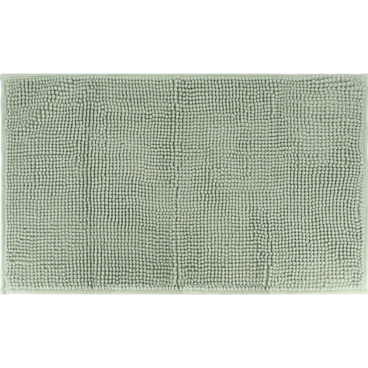 TAPIS MICROFIBRE BOULES UNI 45X75CM VERT EUCALYPTUS