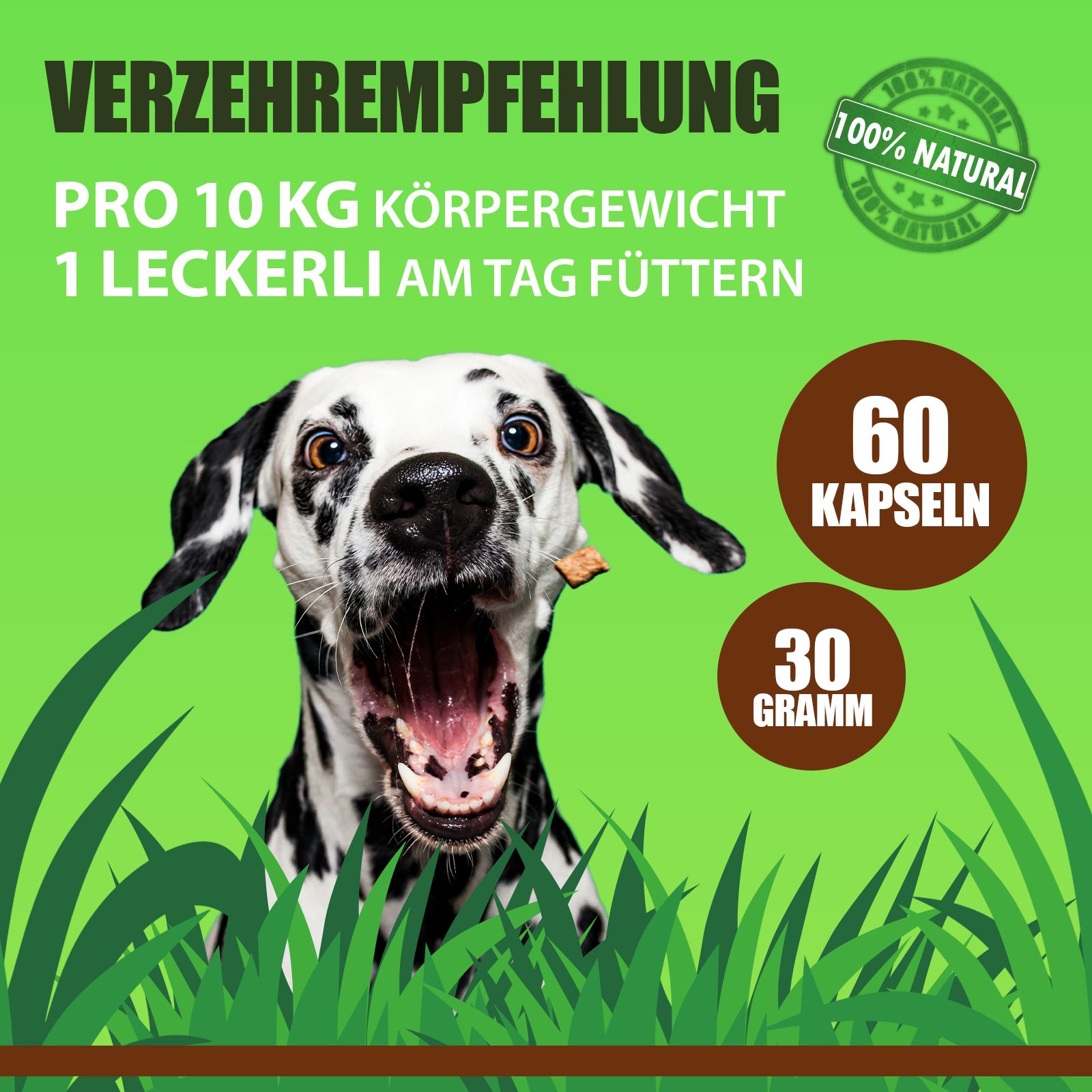 Saint Nutrition® | Gras und Kotfresser Leckerlis