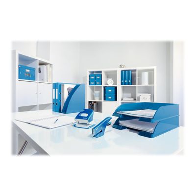 Leitz WOW pince agrafeuse - 15 feuilles - bleu métallique