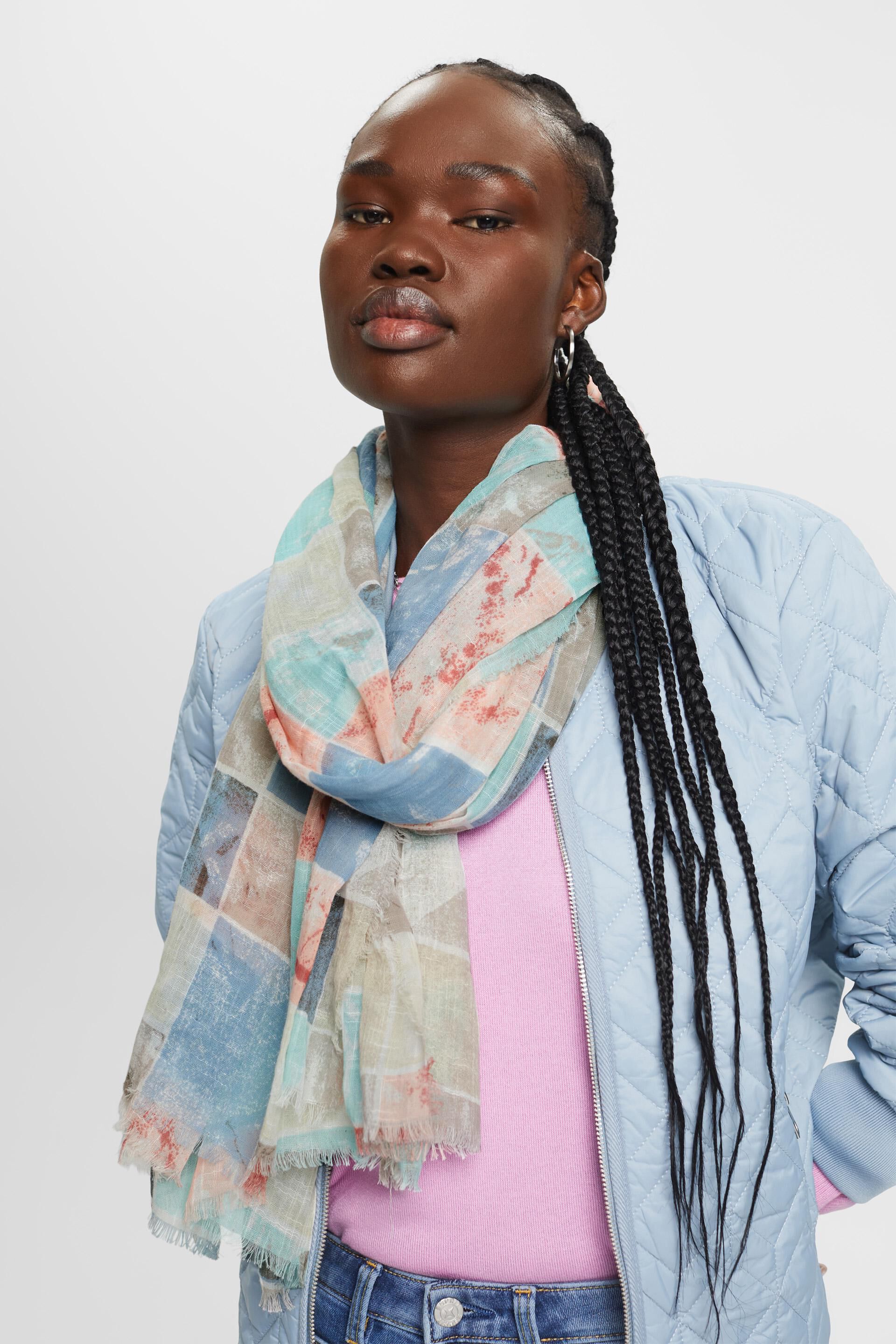 Foulard en coton à motif
