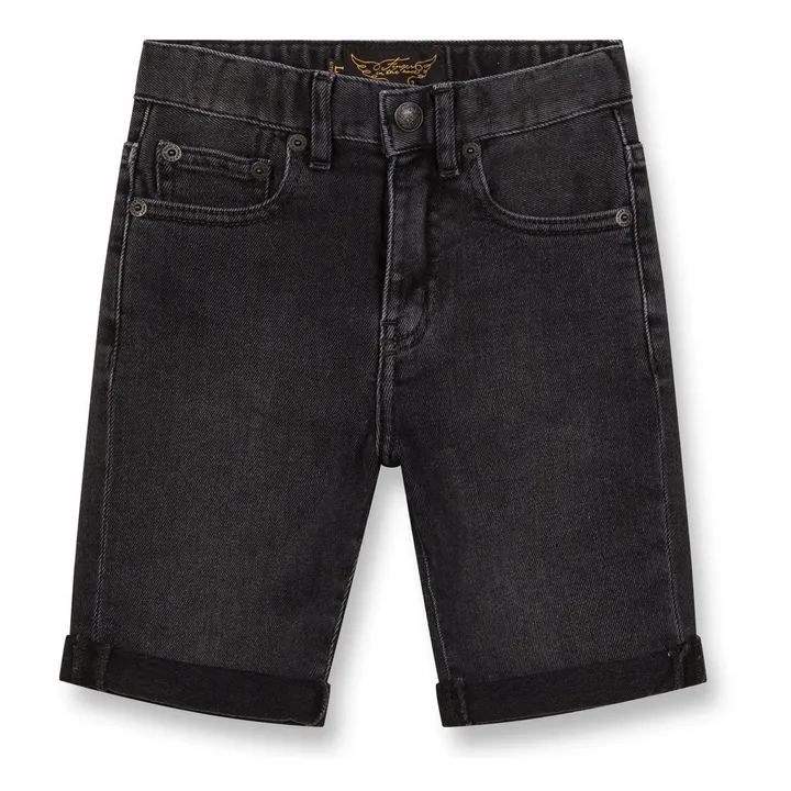 Finger in the nose Short Edmond Uni | Denim gris