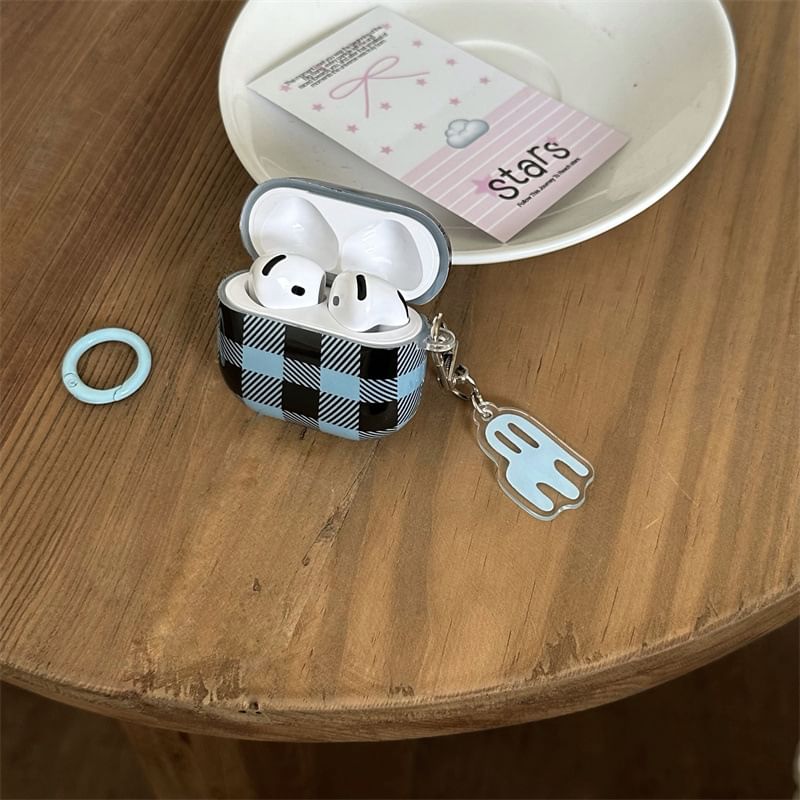 Elliure - Geruit telefoonhoesje / Charm / Set - iPhone 16 Pro Max / 16 Pro / 16 Plus / 16 / 15 Pro Max / 15 Pro / 15 Plus / 15 / 14 Pro Max / 14 Pro / 14 Plus / 14 / 13 Pro Max / 13 Pro / 13