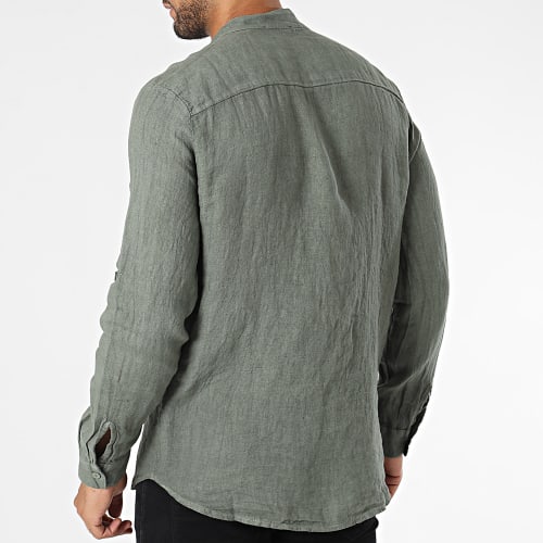 Chemise Manches Longues Vert Kaki