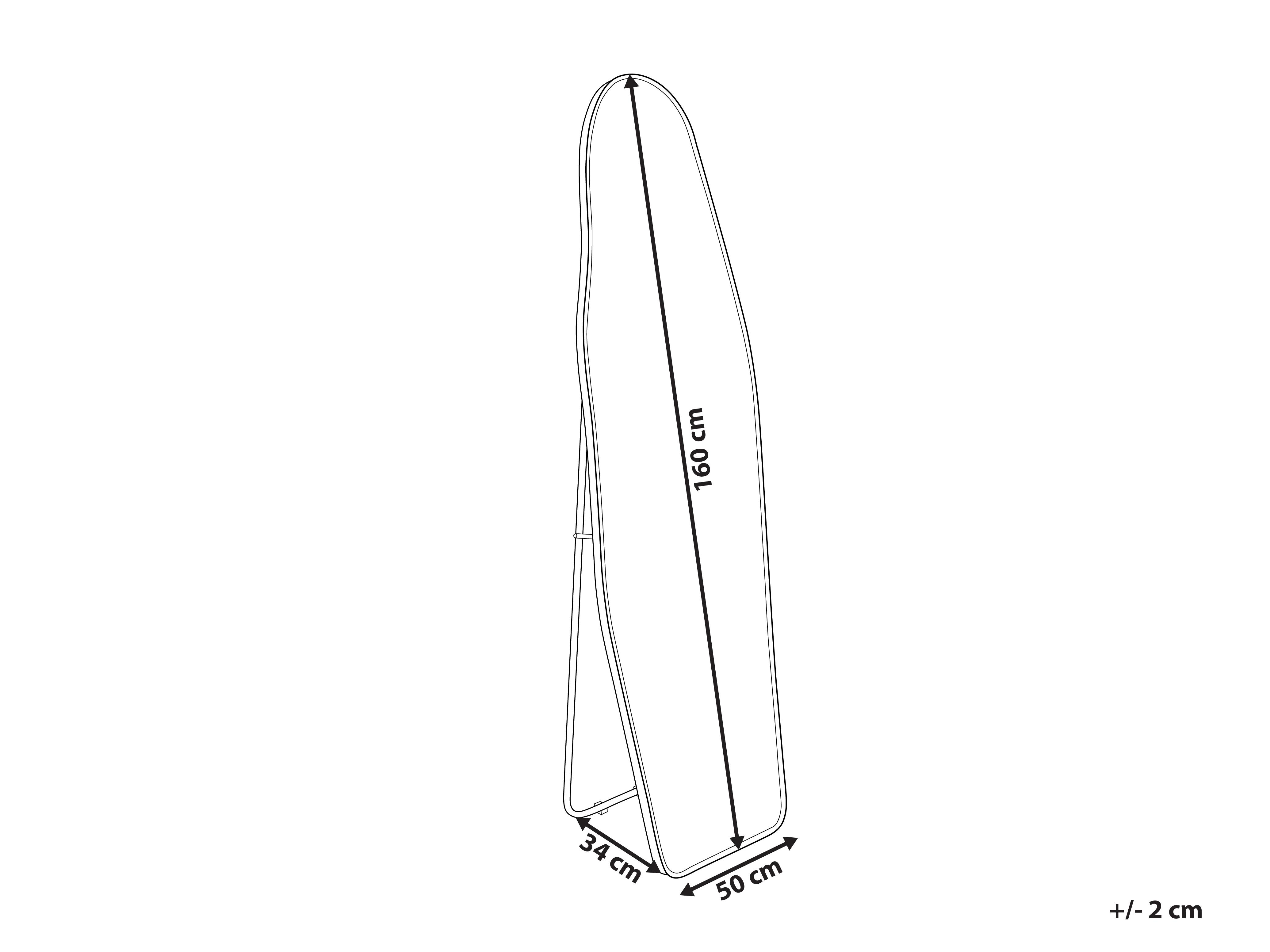 Staande spiegel LARCHE 160 cm Metaal Goud
