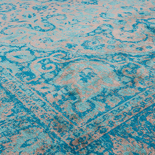 Chi vloerkleed blauw