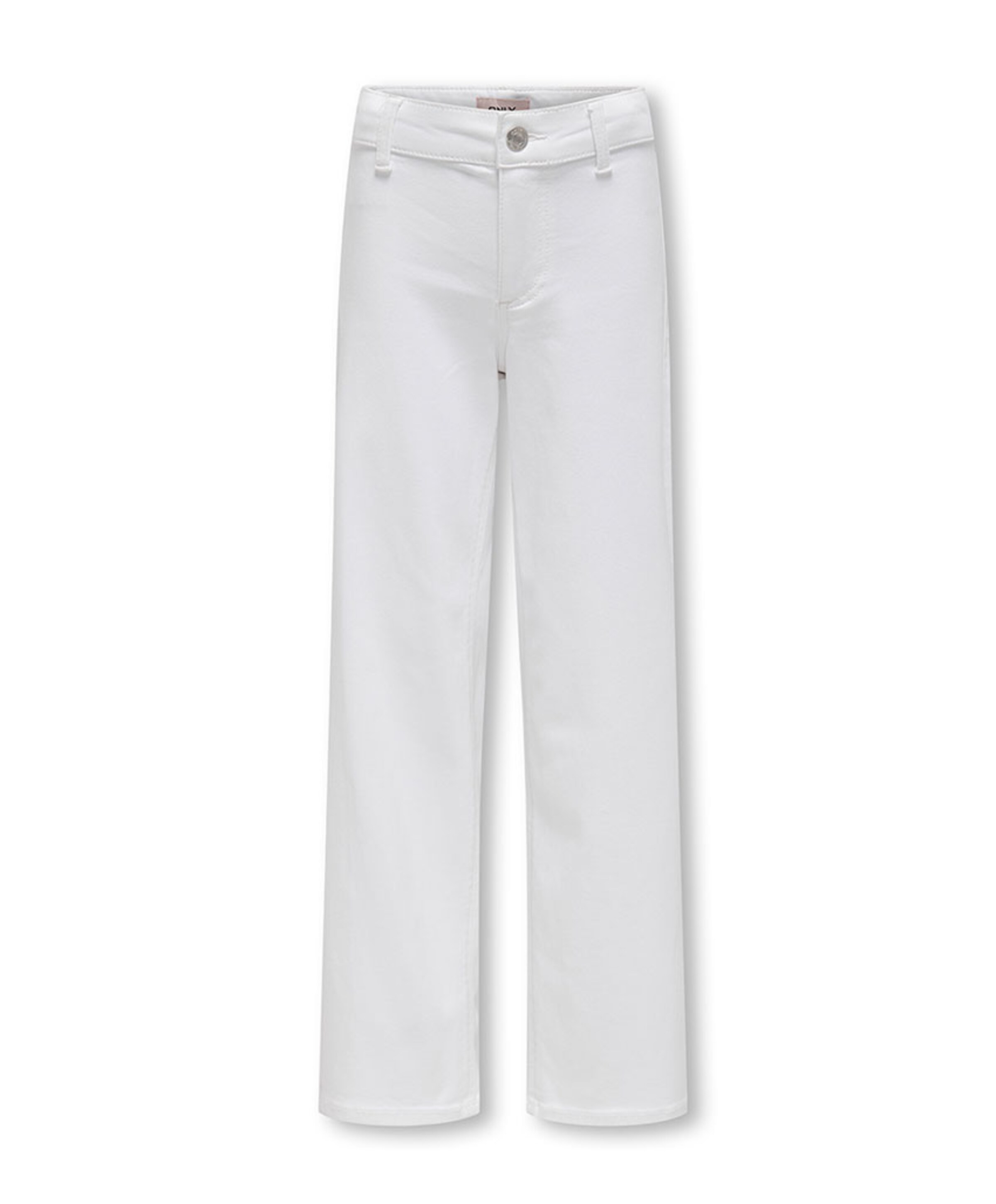 Only KOGSYLVIE CLEAN WIDE LEG WHITE PIM meisjes broek wit