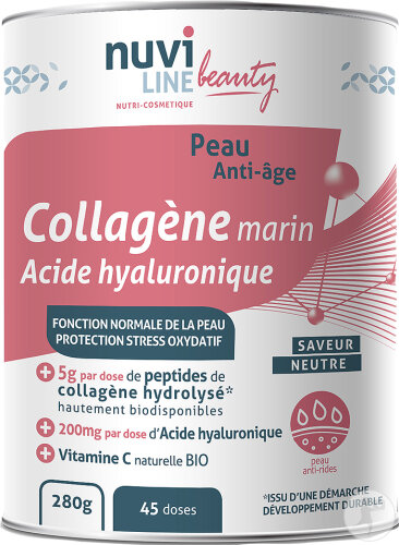 Nuviline Collagène Marin Peau & Anti-Âge Neutre Pot 280g