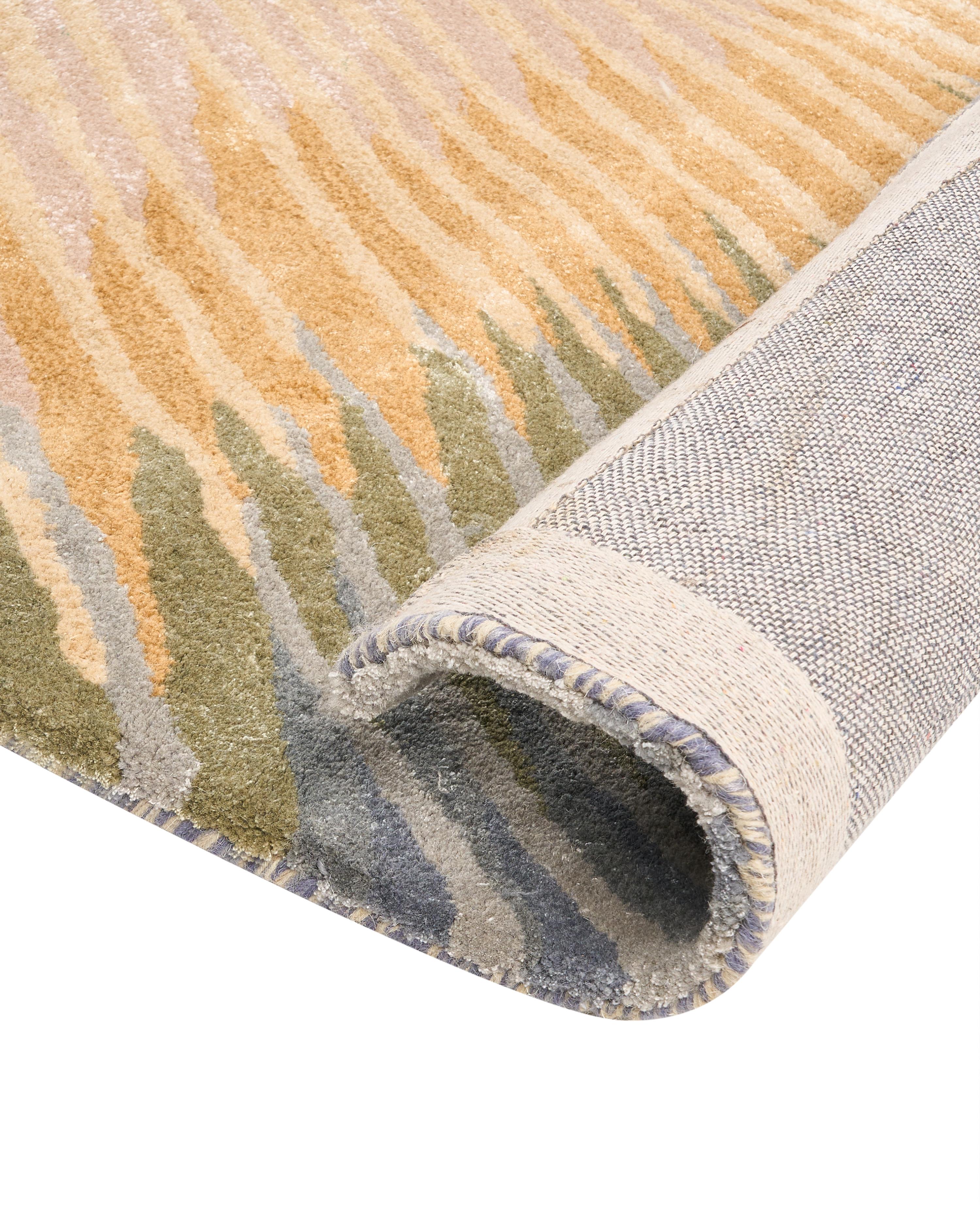 Vloerkleed SWABI Meerkleurig 160 x 230 cm Viscose