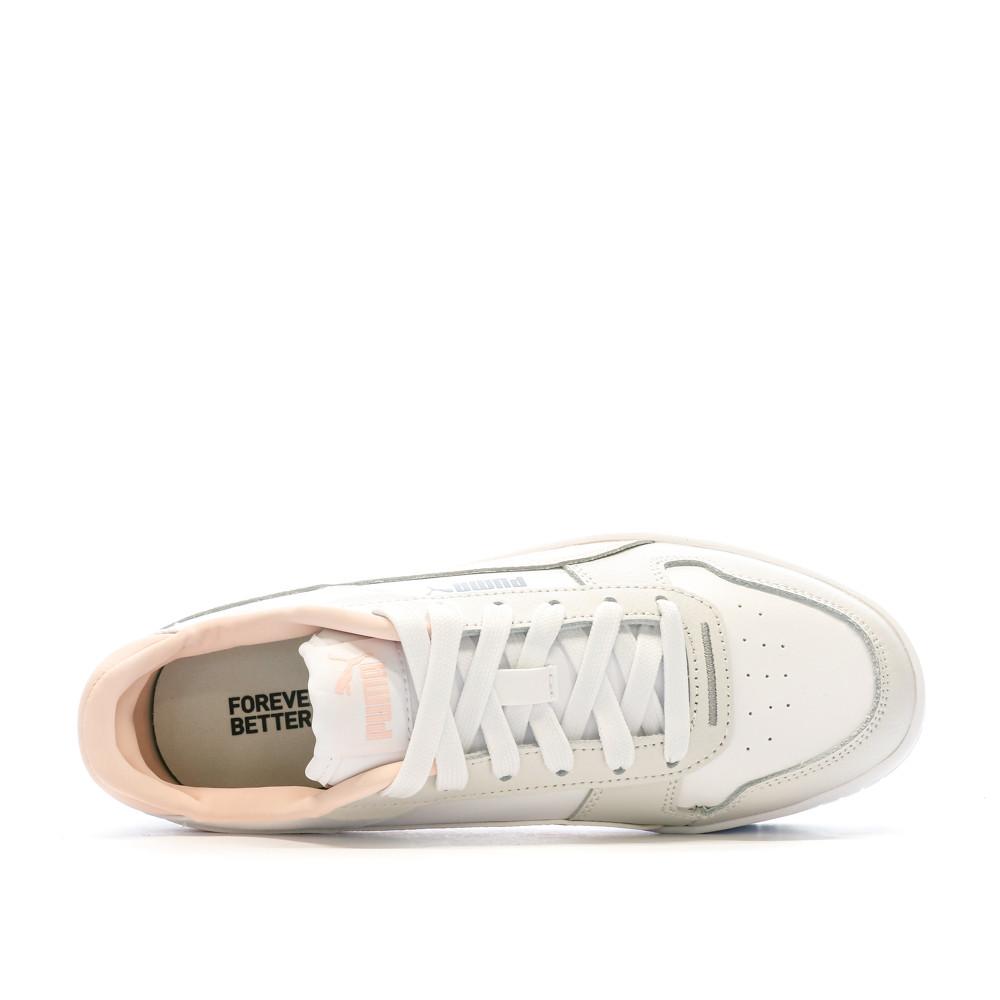 Puma Baskets Blanches/Rose Femme Puma Carina