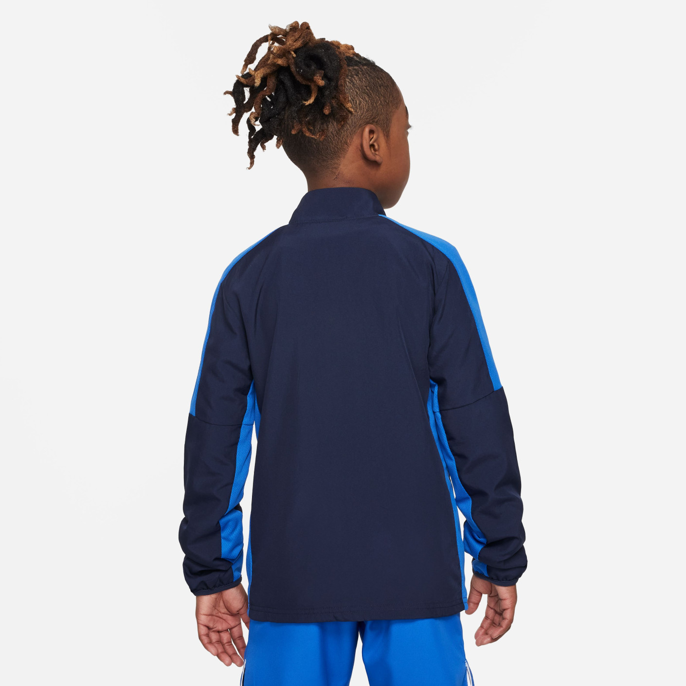Nike Dri-FIT Academy 23 Trainingsjack Full-Zip Woven Kids Donkerblauw Blauw Wit