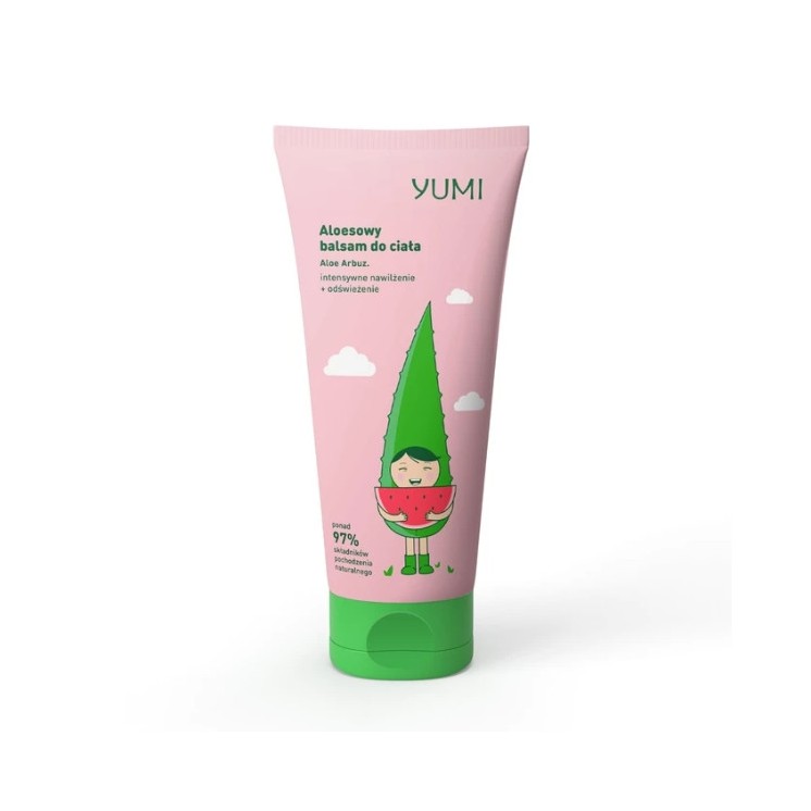 Yumi aloë bodylotion intensief hydraterende Watermeloen 300 ml