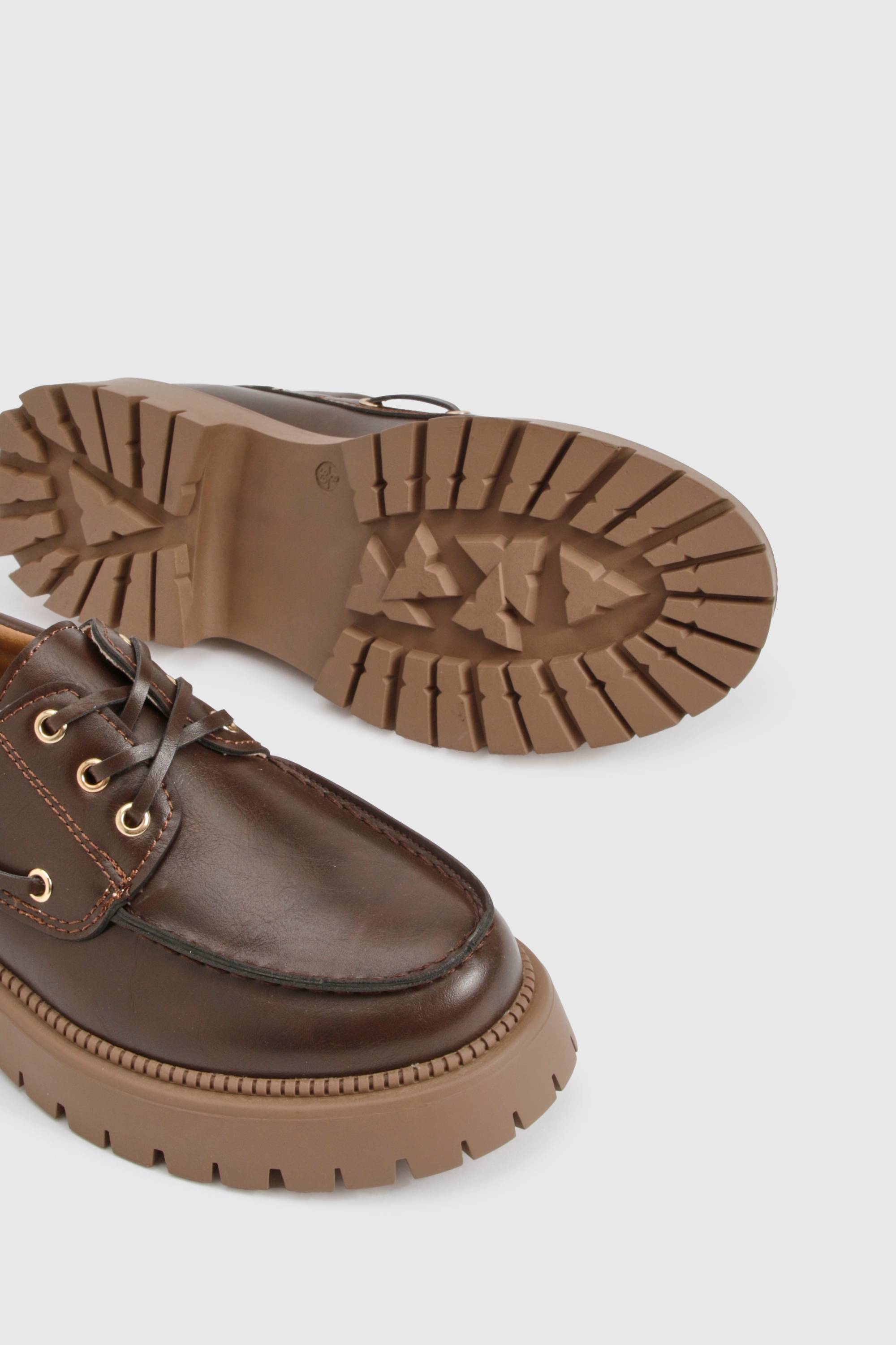 boohoo Chunky Boat Shoe Loafers