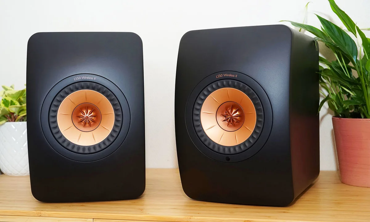 KEF LS50 Wireless 2 Noir mat Enceintes sans fil hi-fi