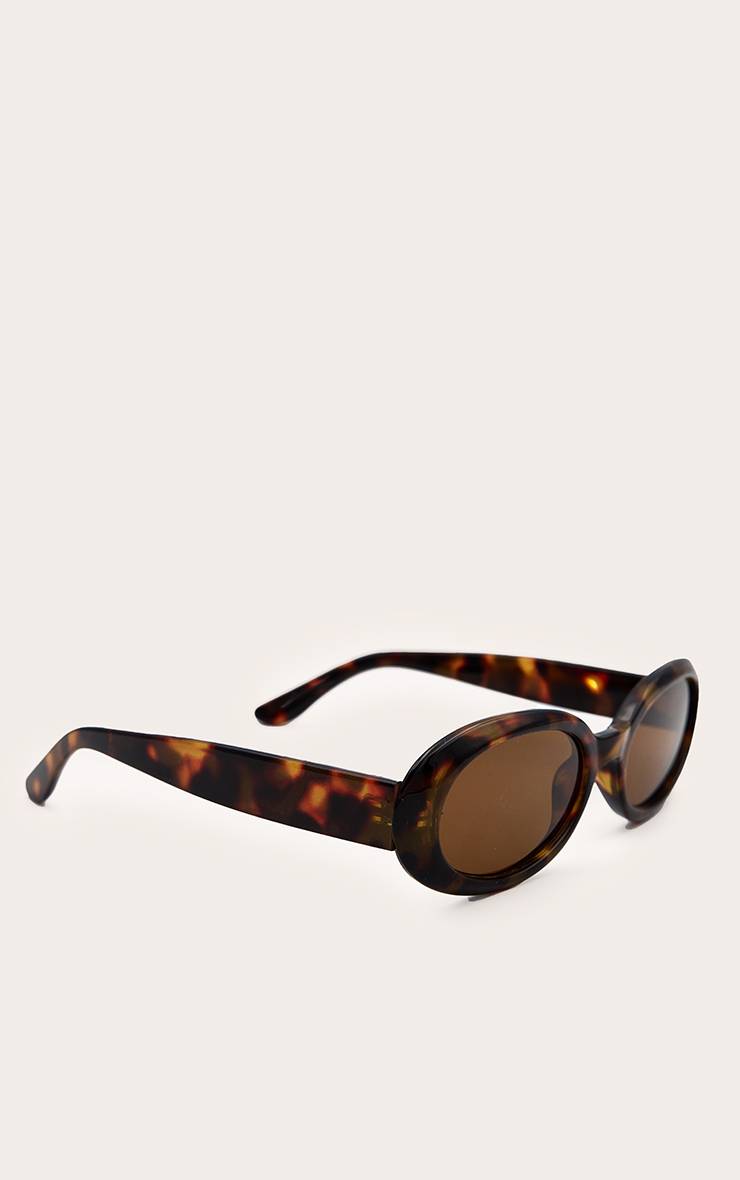 Taupe Petites Lunettes De Soleil Ovales
