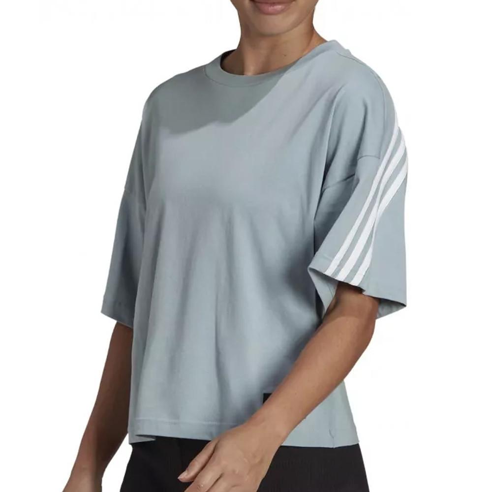 Adidas T-shirt Bleu Femme Adidas HE0310