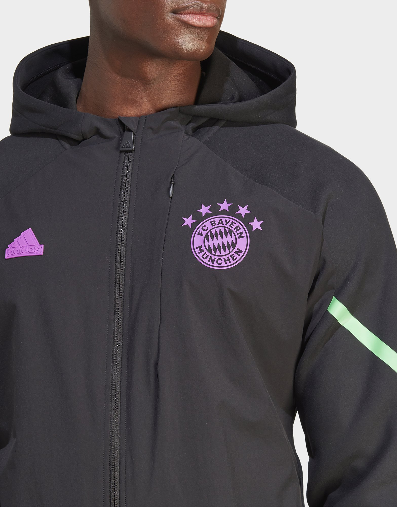 adidas Veste à capuche entièrement zippée FC Bayern Designed For Gameday