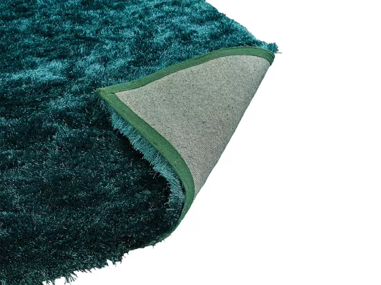 Tapis shaggy à poils longs ultra doux - 120 x 170 cm - vert pinède - DOLCE