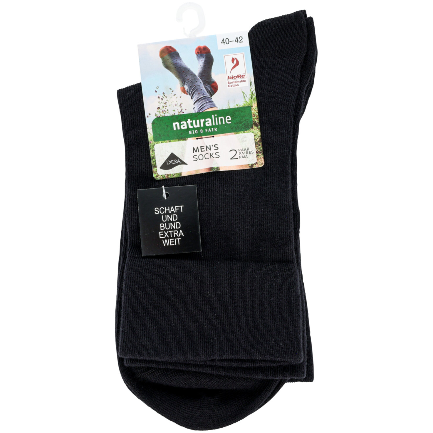 Men's socks Relax Duo schwarz
