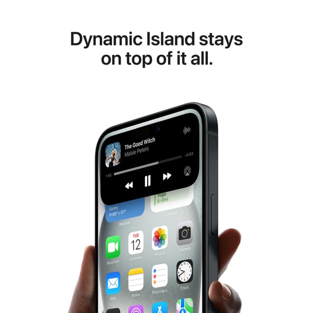 iPhone 15 Plus – 5G smartphone 128GB Sort