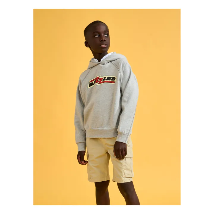 Bellerose Hoodie Conij Coton Bio | Gris chiné