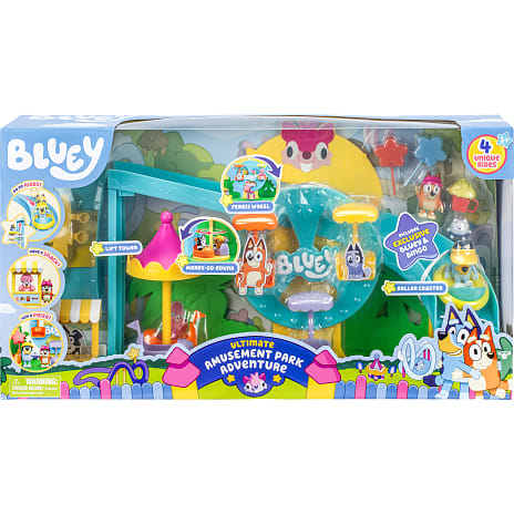 Bluey forlystelsespark legesæt