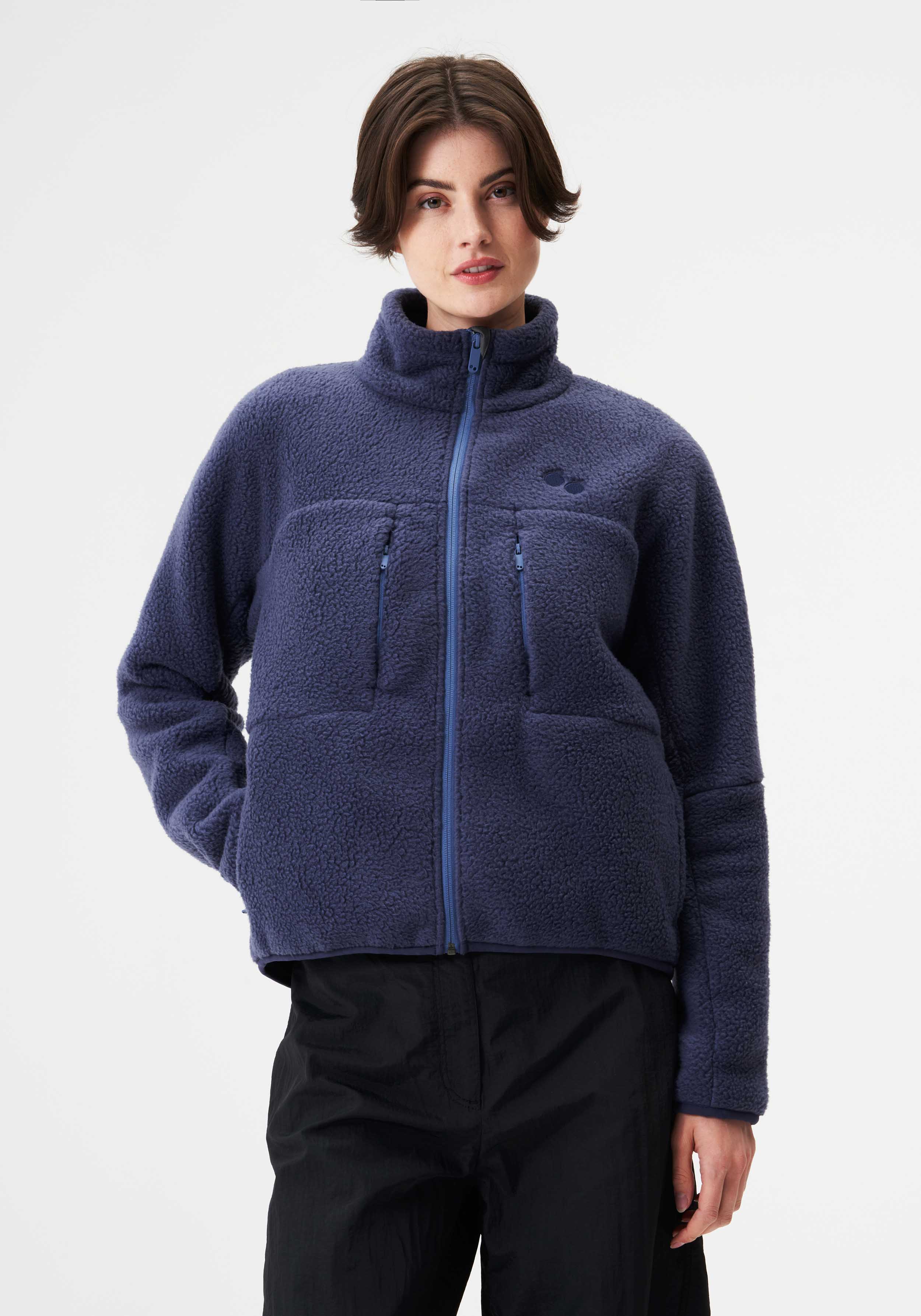 Pinqponq Damen-Fleecejacke Future Dusk