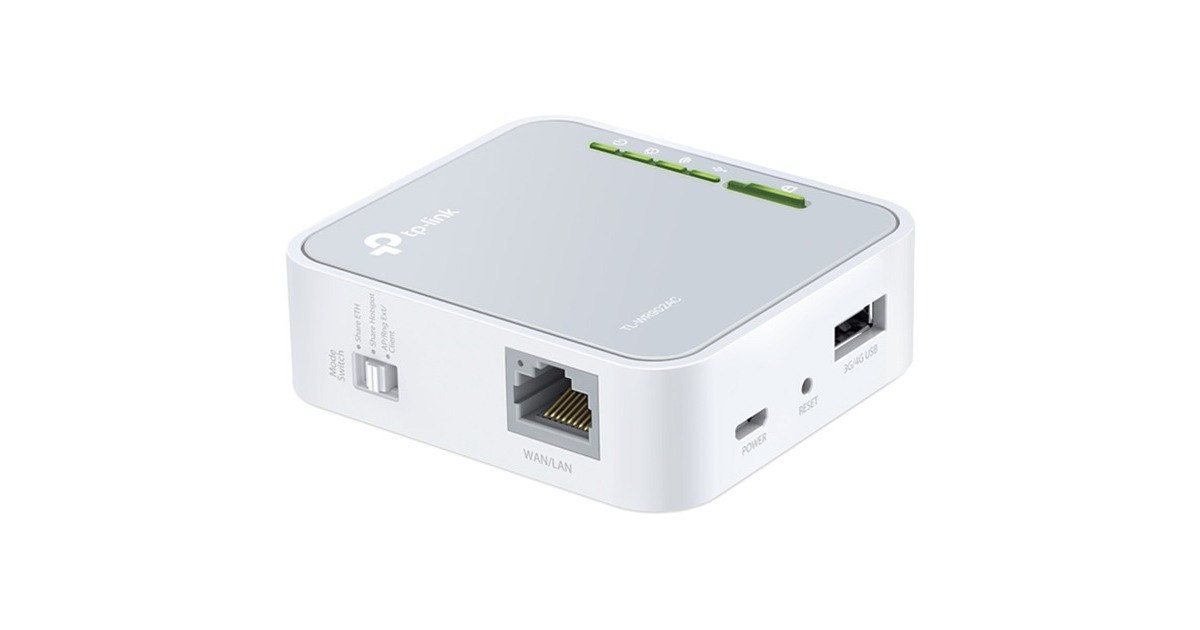 TP-Link TL-WR902AC, AC750 Wireless Travel Router  (Wit/grijs)