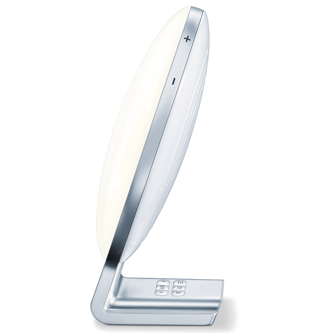 Beurer Radio-réveil lumineux connecté via Bluetooth & USB blanc