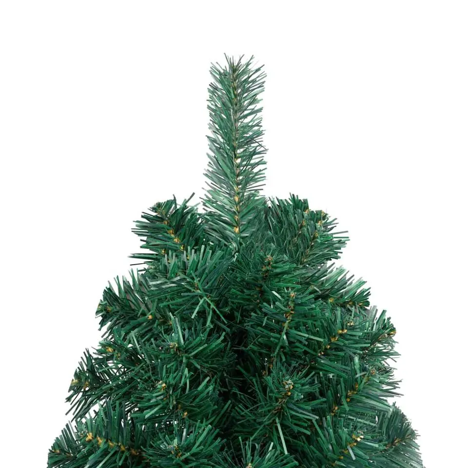 vidaXL - Halve Kerstboom - Groen - 240 x 125 cm