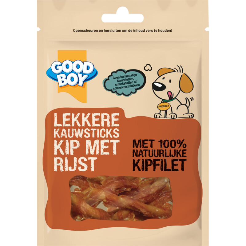 Good boy Lekkere kauwsticks kip met rijst