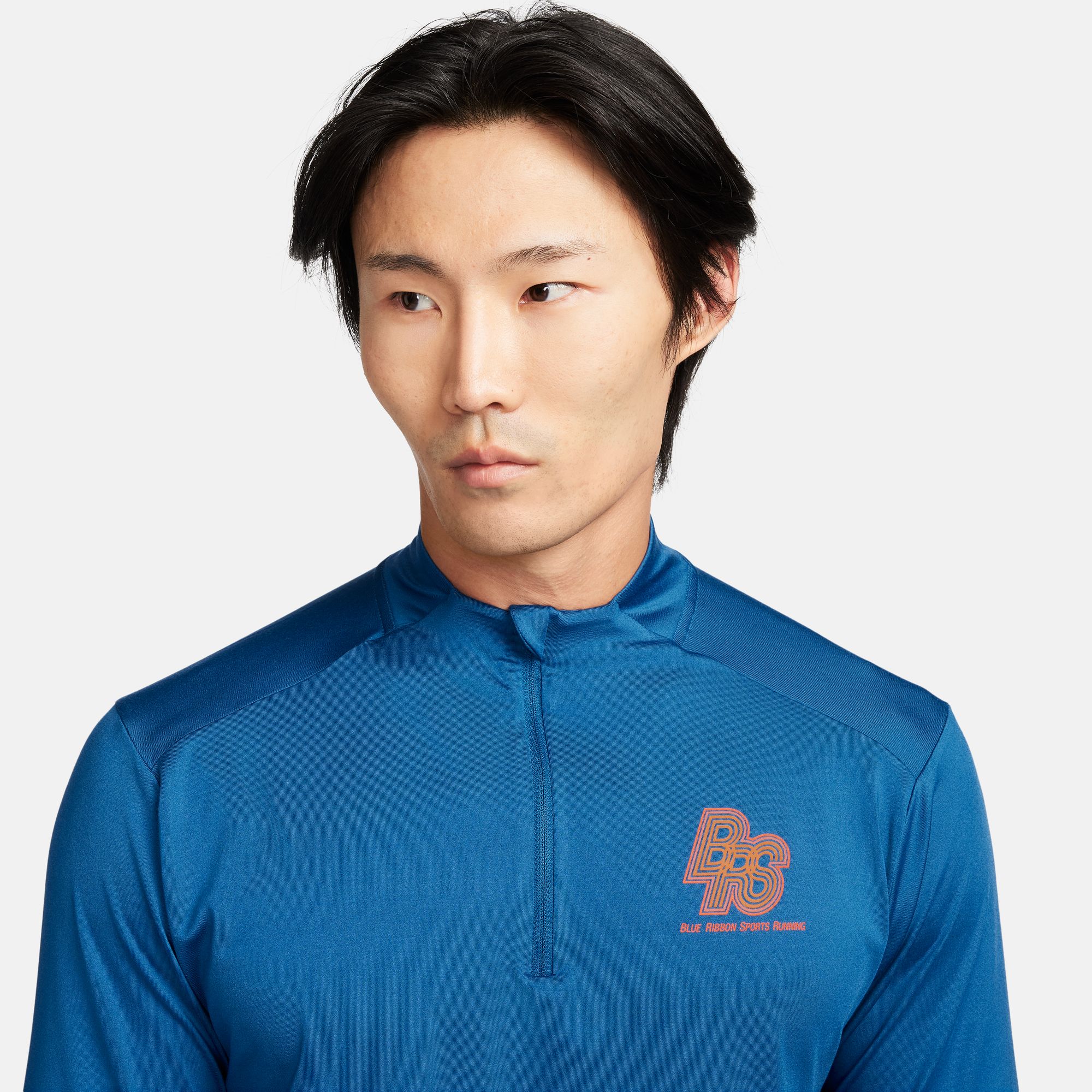 Dri-FIT Element Running Energy 1/2-Zip Herre 476/Court Blue/Safety Orange/Safety Orange