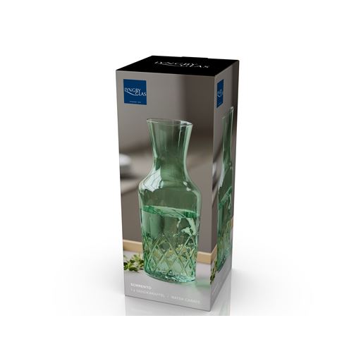 Lyngby Glas Sorrento Vandkaraffel, Green, 1 L