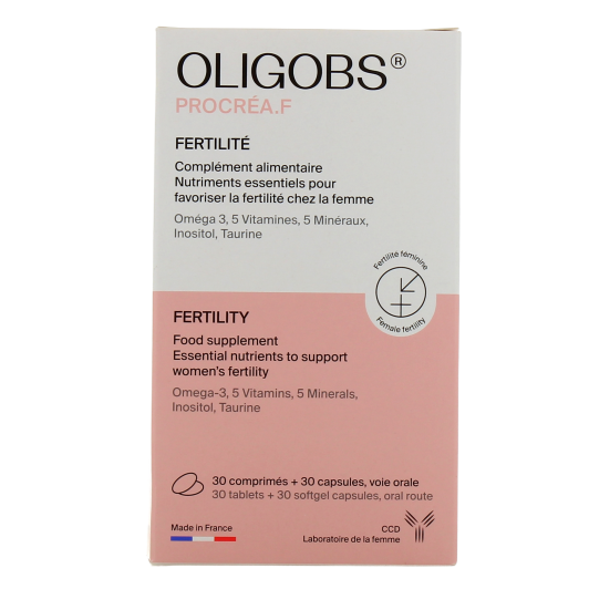 Oligobs Procréa F : complément alimentaire fertilité