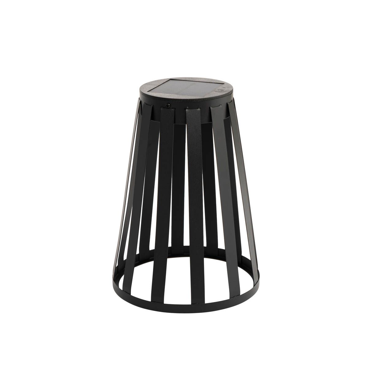 Set van 2 buiten tafellampen zwart incl. LED 3-staps dimbaar solar en oplaadbaar - Penny