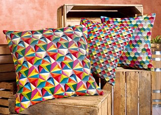 Kissenhülle DIAMANTENWELT 60 x 60 cm in Multicolor