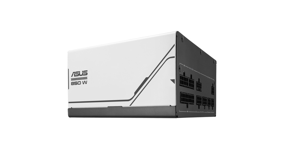 ASUSPrime Gold modulaire 850 watt voeding   (Wit, 1x 12V-2x6, 3x PCIe)