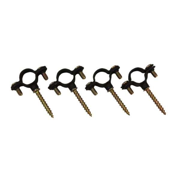 L22 4 Abracadeiras Simples Plast. C/esp 15mm - G17bra404