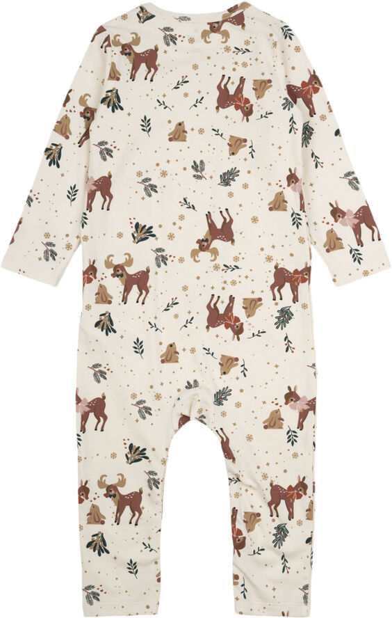 The New TNSHoliday L_S Jumpsuit White swan aop