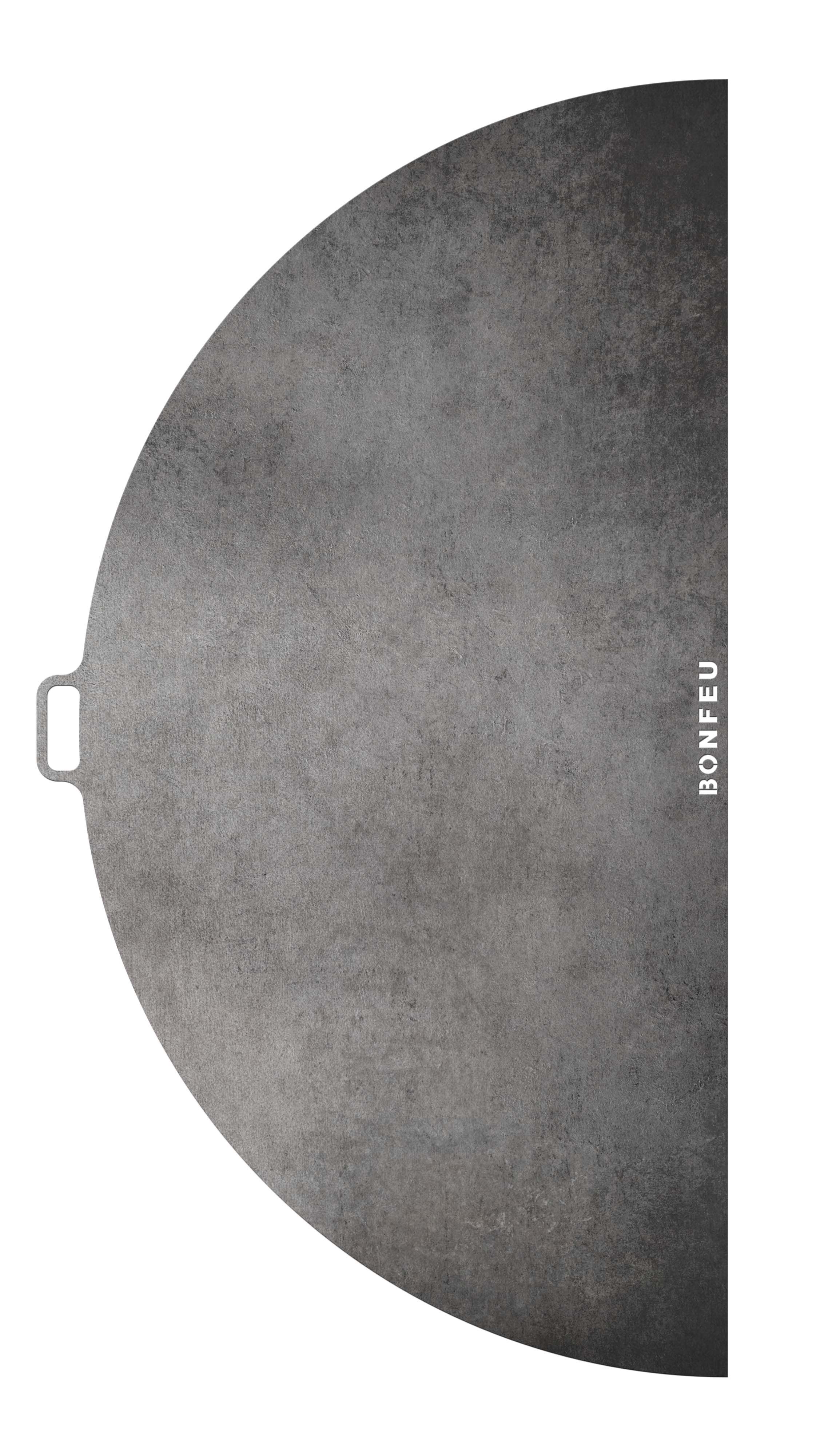 BonFeu Halve Plancha - Bakplaat - Rond - Staal - 120 cm - Extra large