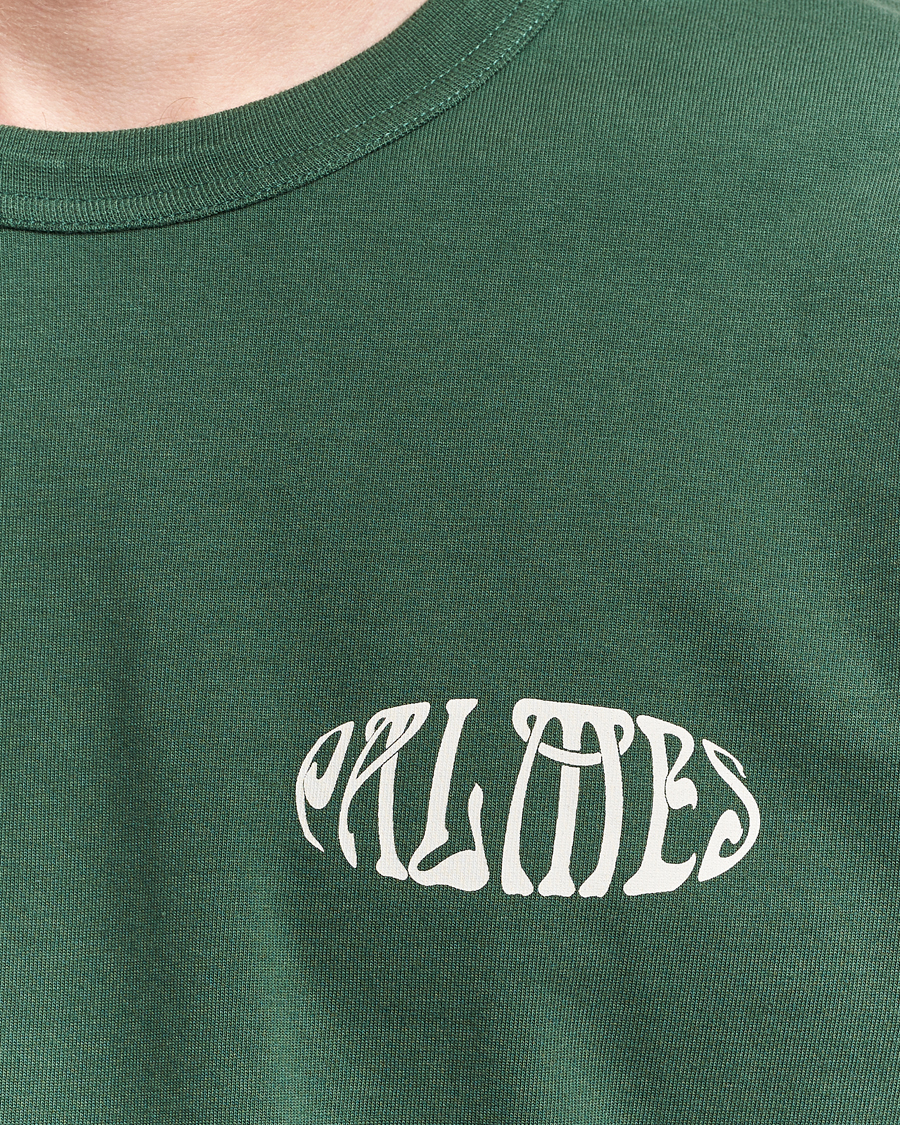 Palmes Angels Long Sleeve T-Shirt Dark Green