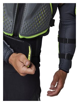 Veste Protection Fox Titan Sport Gris/Vert Fluo