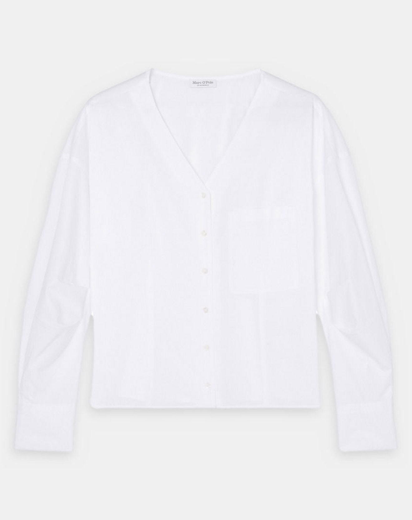 Marc O'Polo Chemise col V poche blanche