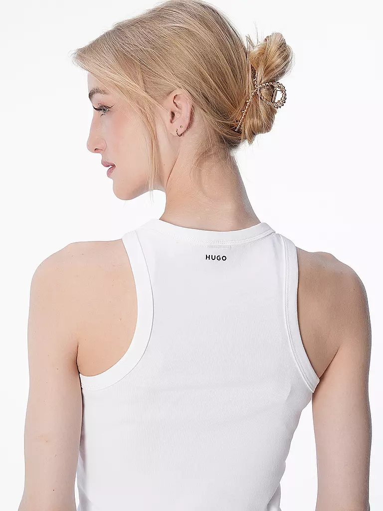HUGO Tanktop THE PLAIN weiss