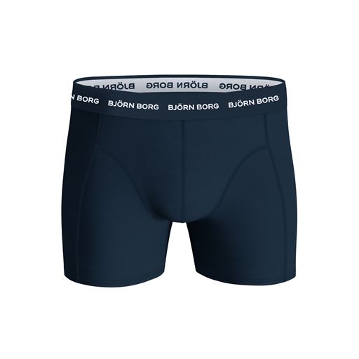 Björn Borg Cotton Stretch 9-pak Boxershorts, Sort/Melange/Blå/Grøn/Print, S