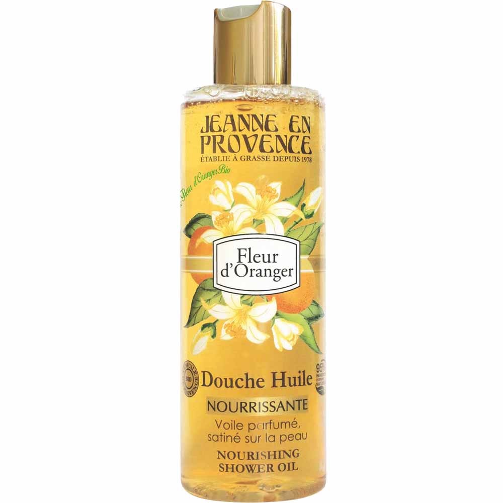 Huile de douche nourrissante - Fleur d'oranger - 250 ml