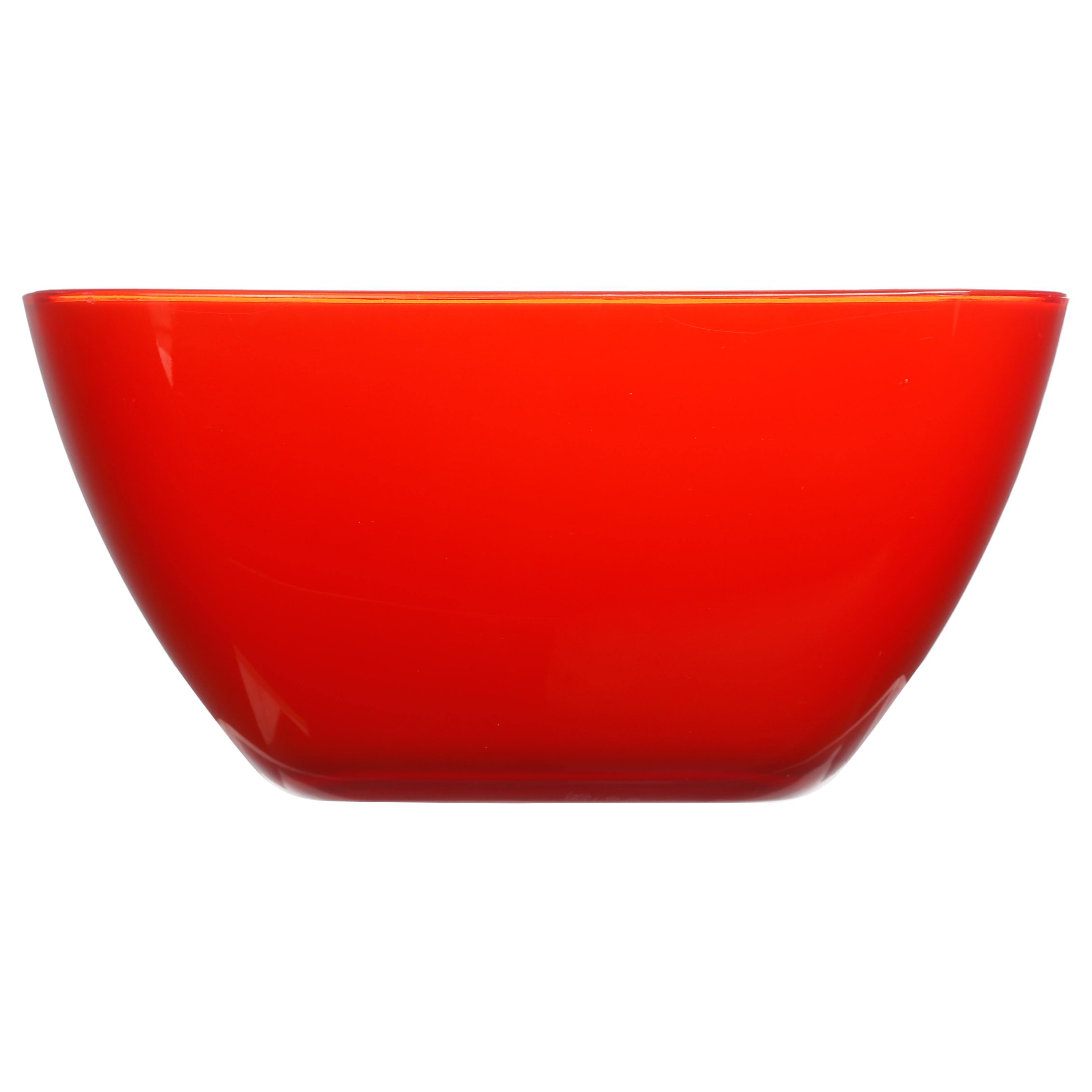 SALADIER SQUARE ROUGE 19CM