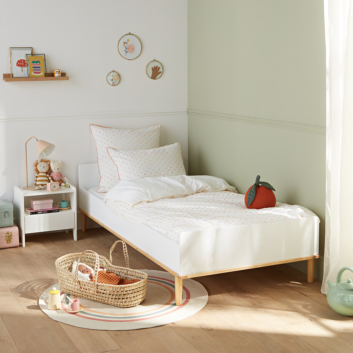 LA REDOUTE INTERIEURS<br>Mesinha de cabeceira em estilo retro vintage, Adil