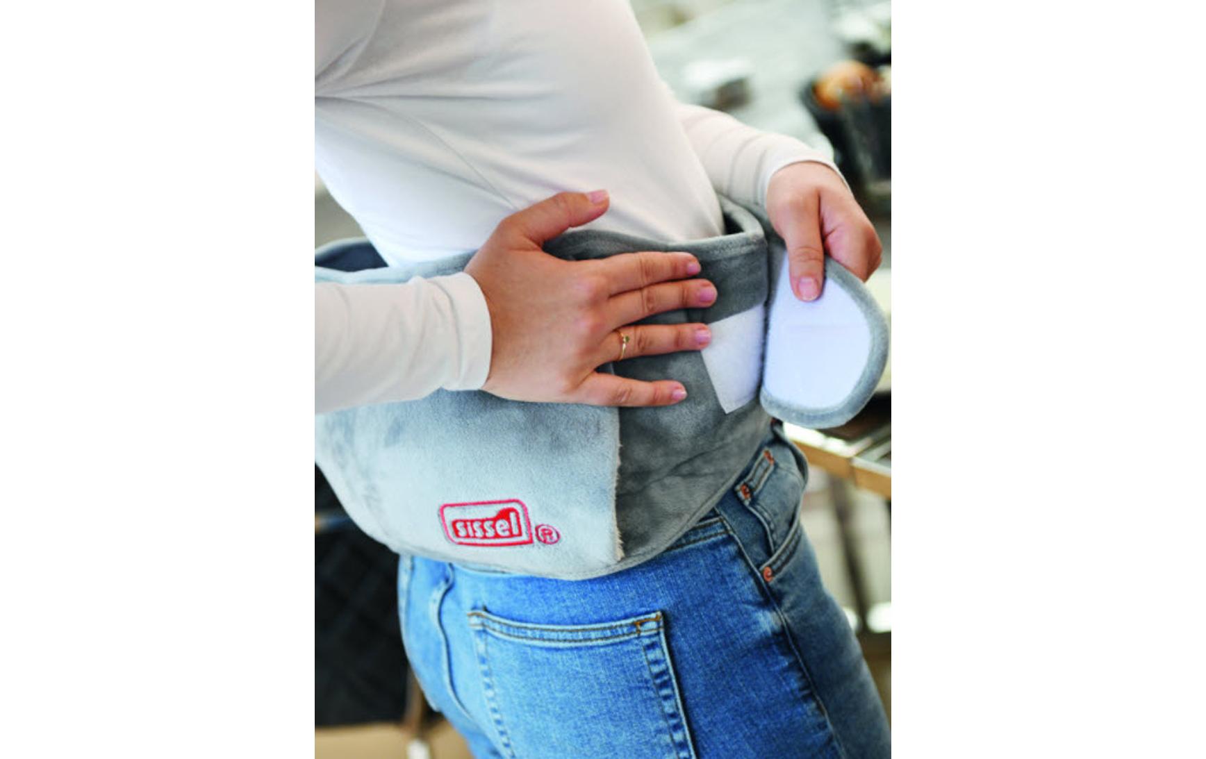 Comfy Belt grau 1 StückBequemer Hüftgürtel zur Erwärmung von Bauch, Rücken und Händen