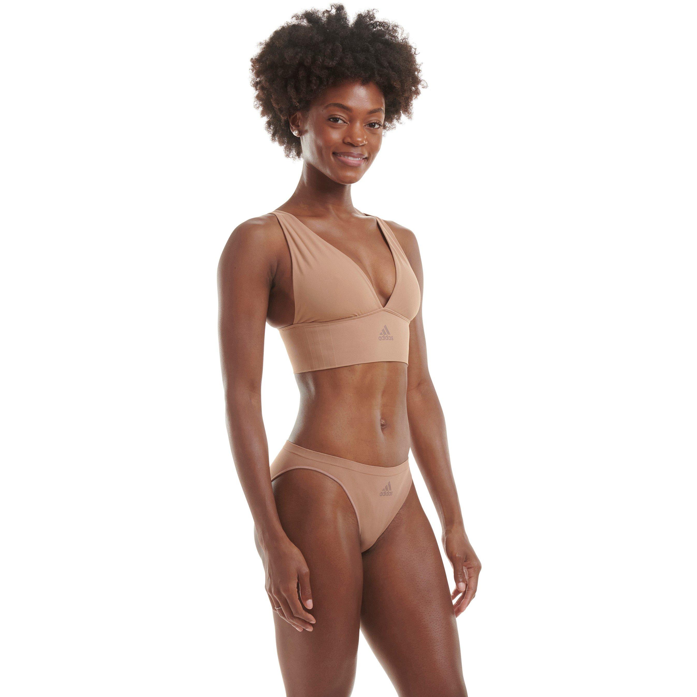 adidas Sport Active Seamless Micro Stretch Long Line Plunge Bra