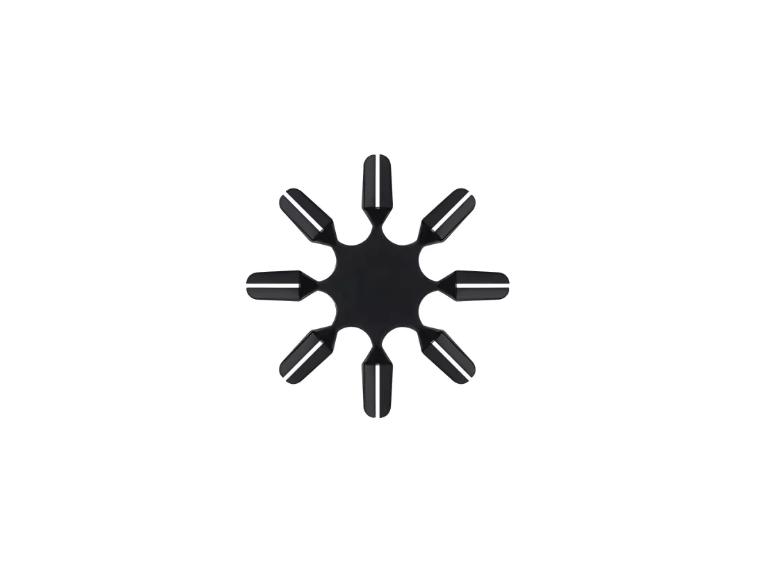 Cible de fléchettes traditionnelle D45cm - Noir